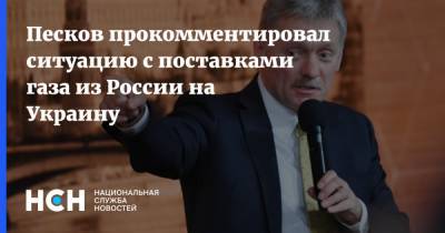 Песков прокомментировал ситуацию с поставками газа из России на Украину