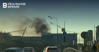 В Казани загорелось здание бывшего комплекса «Ривьера» — видео