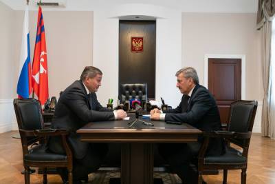 Губернатор провел встречу с врип главы Волгограда