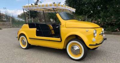 Fiat 500 Jolly Evocation в стиле пляжных автомобилей миллионеров прошлого