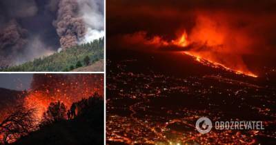 Извержение вулкана на Канарских островах усилилось - фото, видео и последние новости