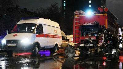 Женщина и ребенок погибли при пожаре в московском Чертаново
