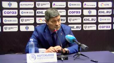 «Безобразно начали»: Мартемьянов раскритиковал игру «Сибири» в матче с «Торпедо»