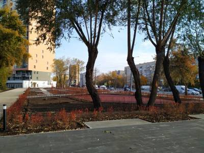 В центре Челябинска появился новый сквер