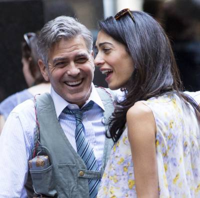 Жену Джорджа Клуни поздравили с очередной беременностью
