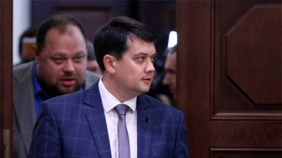 Рада отстранила Разумкова от ведения пленарных заседаний на два пленарных заседания