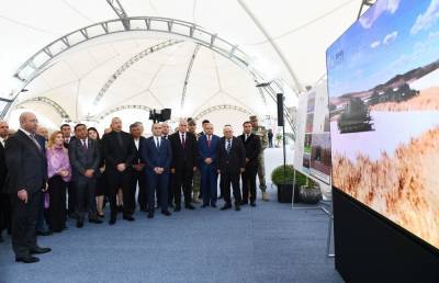 Президенту Ильхаму Алиеву представлен план развития города Джебраил (ФОТО)