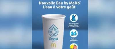 «Макдоналдс» во Франции начал продавать водопроводную воду по 2,3 евро за пол-литра