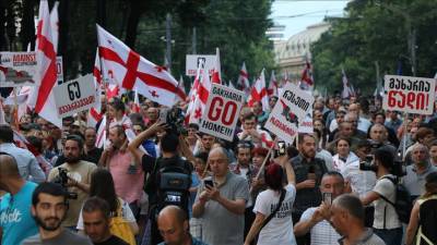 Партия Саакашвили анонсирует масштабные протесты в Грузии