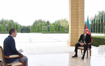 Хроника Победы: Интервью Президента Ильхама Алиева телеканалу «Первый Канал» России от 6 октября 2020 года (ФОТО)