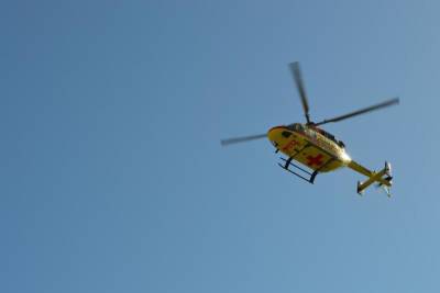 Вертолет санавиации переправил пострадавших в ДТП в Поныровском районе детей в Курск