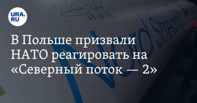 В Польше призвали НАТО реагировать на «Северный поток — 2»