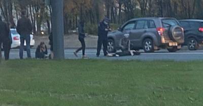 Автомобилистка сбила детей в Петербурге