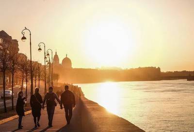 В среду в Петербурге прогнозируют до 14 градусов тепла