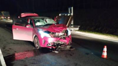 Водитель мопеда погиб в ДТП с двумя легковушками у Приозерска