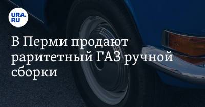 В Перми продают раритетный ГАЗ ручной сборки. Фото