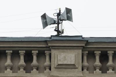 Проверка системы оповещения в Петербурге начнется в 10:35