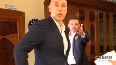 Журналисты «Схем» восстановили удаленное видео нападения в кабинете главы «Укрэксимбанка» (видео)