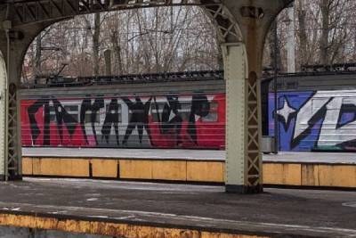 Полицейский квадрокоптер нашел железнодорожных граффитистов в Луге