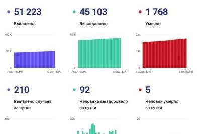 210 новых случаев COVID-19 составил суточный прирост в Смоленской области