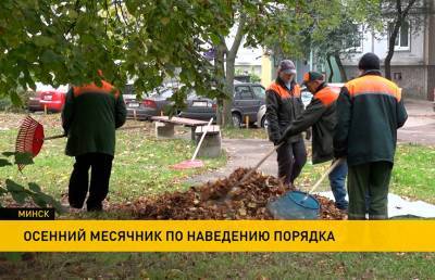 В Минске стартовал осенний месячник по наведению порядка