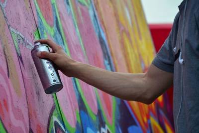 Полиция задержала граффитистов, разрисовавших вагоны в Луге