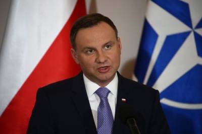 Польский президент Дуда обратился к НАТО с призывом отреагировать на ситуацию с «Северным потоком - 2»
