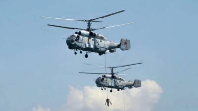 Пара вертолетов Ка-27 впервые отработает «воздушную карусель» на учениях в Приморье
