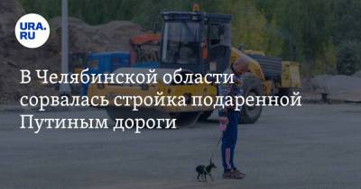 В Челябинской области сорвалась стройка подаренной Путиным дороги. Скрин
