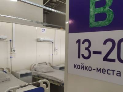 В «Ленэкспо» еще один павильон возобновляет прием коронавирусных больных