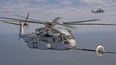 Корпус морской пехоты получил первый серийный вертолет CH-53K