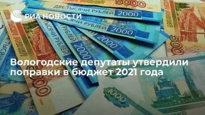 Вологодские депутаты утвердили поправки в бюджет 2021 года
