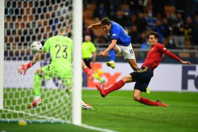 Италия — Испания 1:2 видео голов и обзор полуфинала Лиги наций