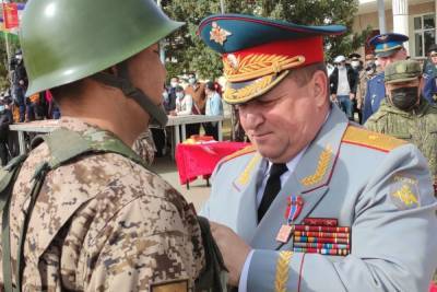 Военные из Бурятии провели торжественное закрытие учений в Монголии