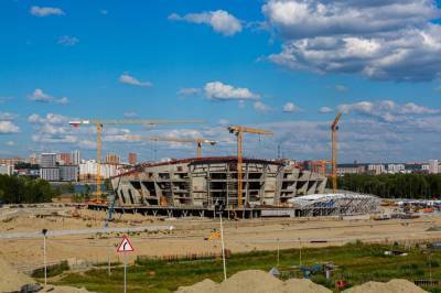 ЛДС к чемпионату мира по хоккею в Новосибирске строят с отставанием от плана
