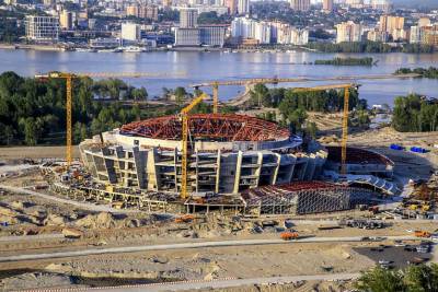 Андрей Шимкив - Новый ледовый дворец в Новосибирске строят с отставанием от плана - runews24.ru - Новосибирск - Новосибирская обл.