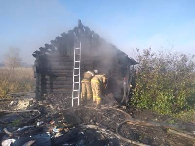 Житель Башкирии погиб во время пожара в бане