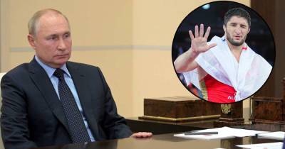 Путин поздравил нового чемпиона мира по спортивной борьбе Садулаева