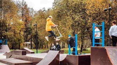 В городском парке Чехова открылась новая скейт-площадка
