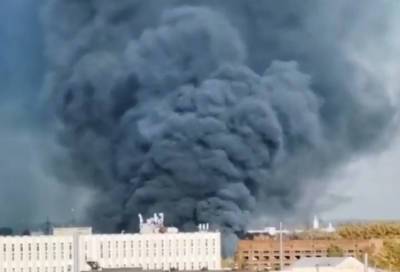 На Партизанской улице в Петербурге разгорелся сильный пожар