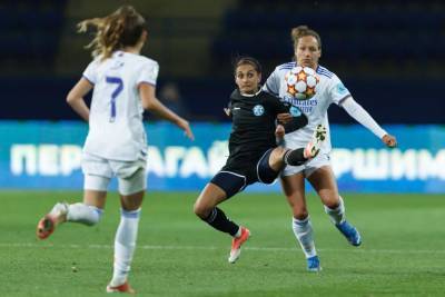Жилстрой-1 — Реал Мадрид 0:1 видео гола и обзор матча женской Лиги чемпионов