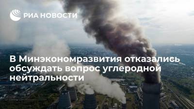 Представитель Минэкономразвития: Россия не будет добиваться углеродной нейтральности