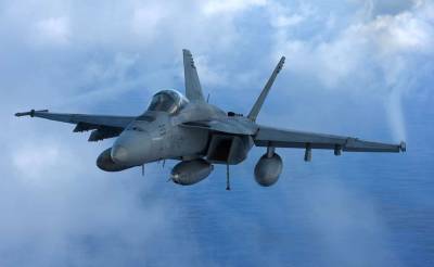 В Долине смерти разбился истребитель F/A-18F Super Hornet