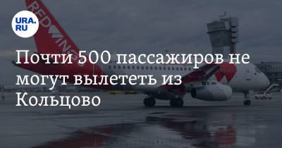 Почти 500 пассажиров не могут вылететь из Кольцово