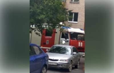 На юге Петербурга пожарные тушили возгорание на кухне