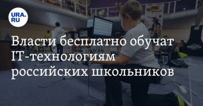Власти бесплатно обучат IT-технологиям российских школьников