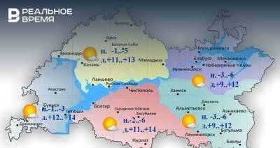 Сегодня в Татарстане ожидается до +14 градусов