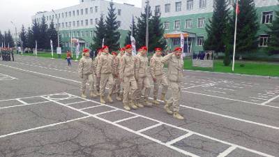 Смоленские юнармейцы достойно выступили на всероссийских соревнованиях