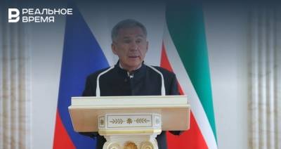 Началось ежегодное послание президента Татарстана Госсовету РТ