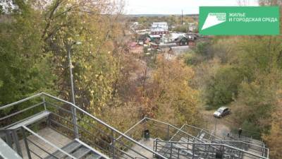 В Кунгуре завершён ремонт пешеходной лестницы - спуск на посёлок Шпалозавода